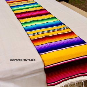 Sarape table runner Mexican table runner hand made